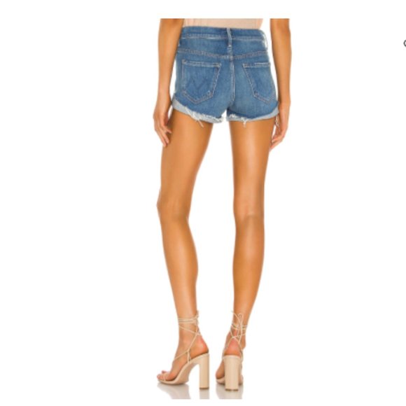 MOTHER | The Rascal Slit Flip Short (Gold Rush) - Picture 4 of 8